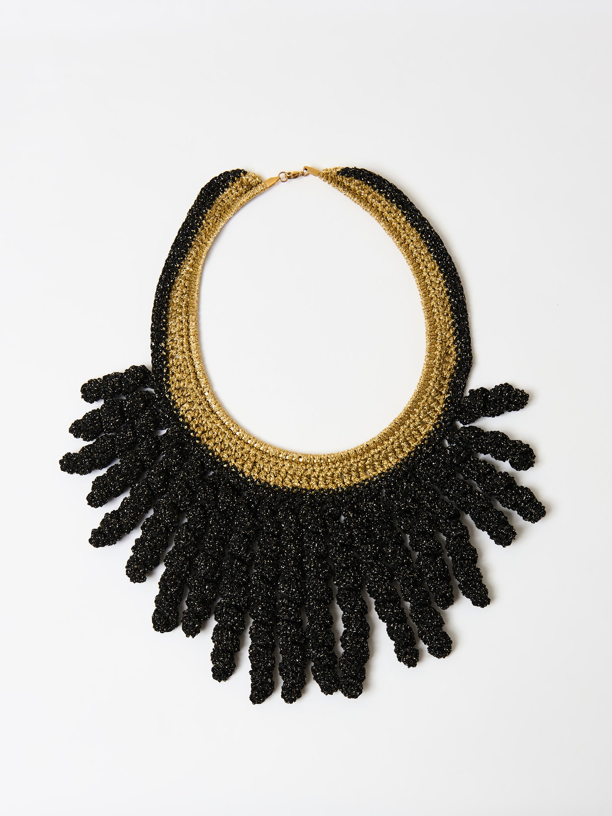 princess necklace with fringe