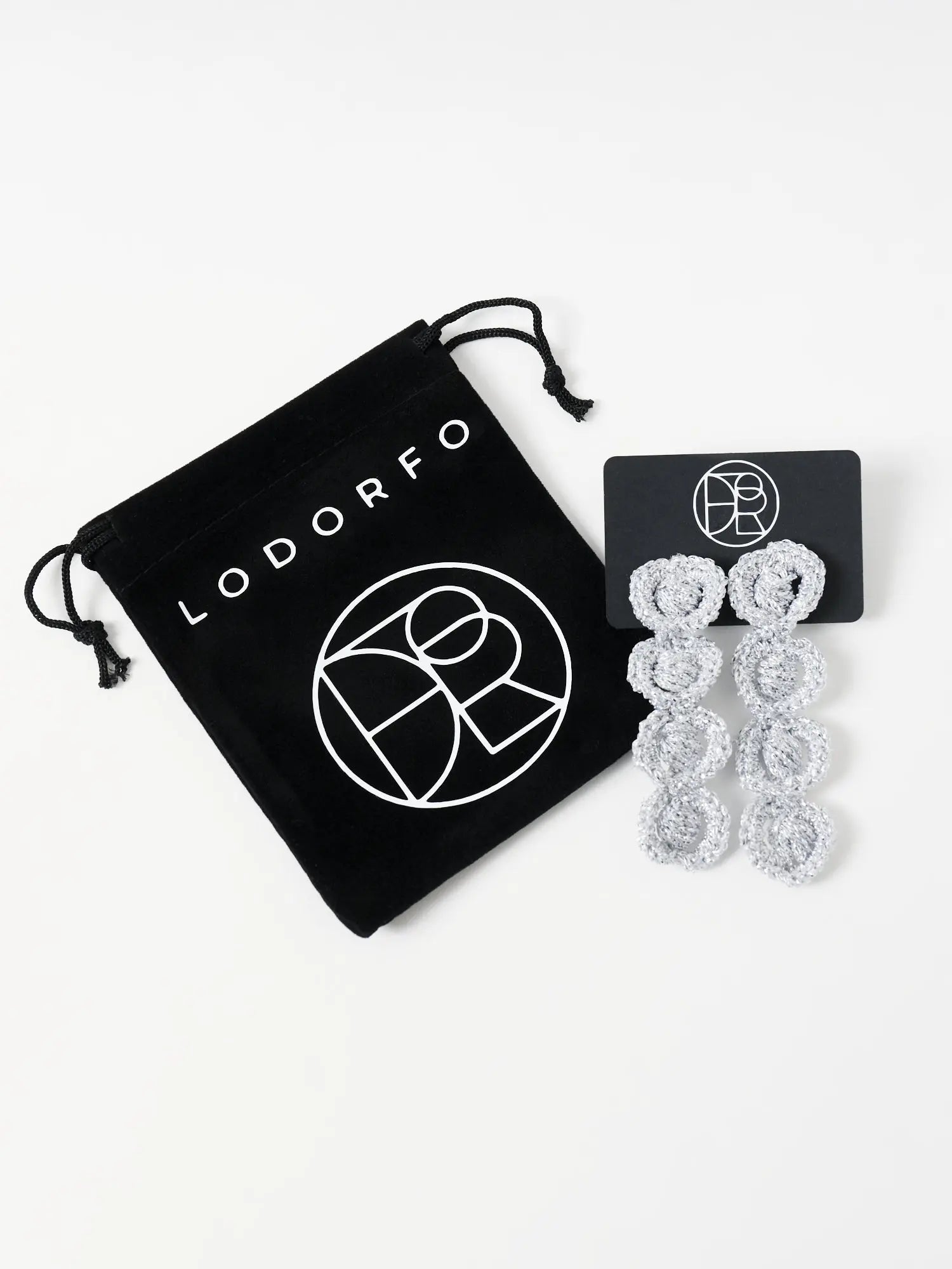 Sculptural Loop Earrings - Lightweight and Statement Jewellery - Available in 2 lengths, 4 colors Lodorfo