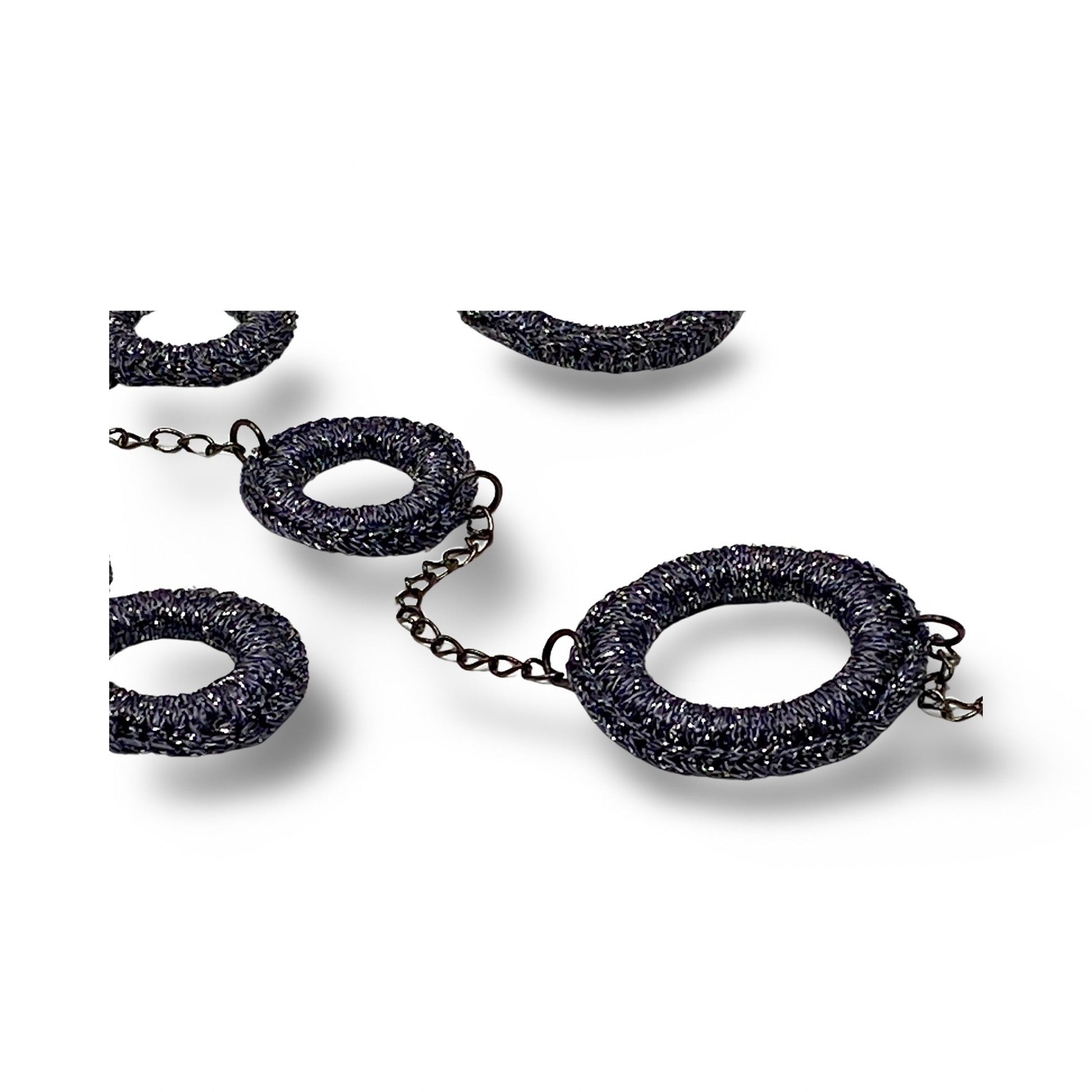 Charcoal rings necklace, Lodorfo - Lodorfo