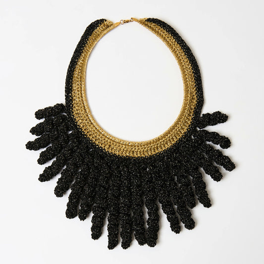 Frilled Statement Necklace - As seen in British Vogue | Artisan-Crafted, Lodorfo