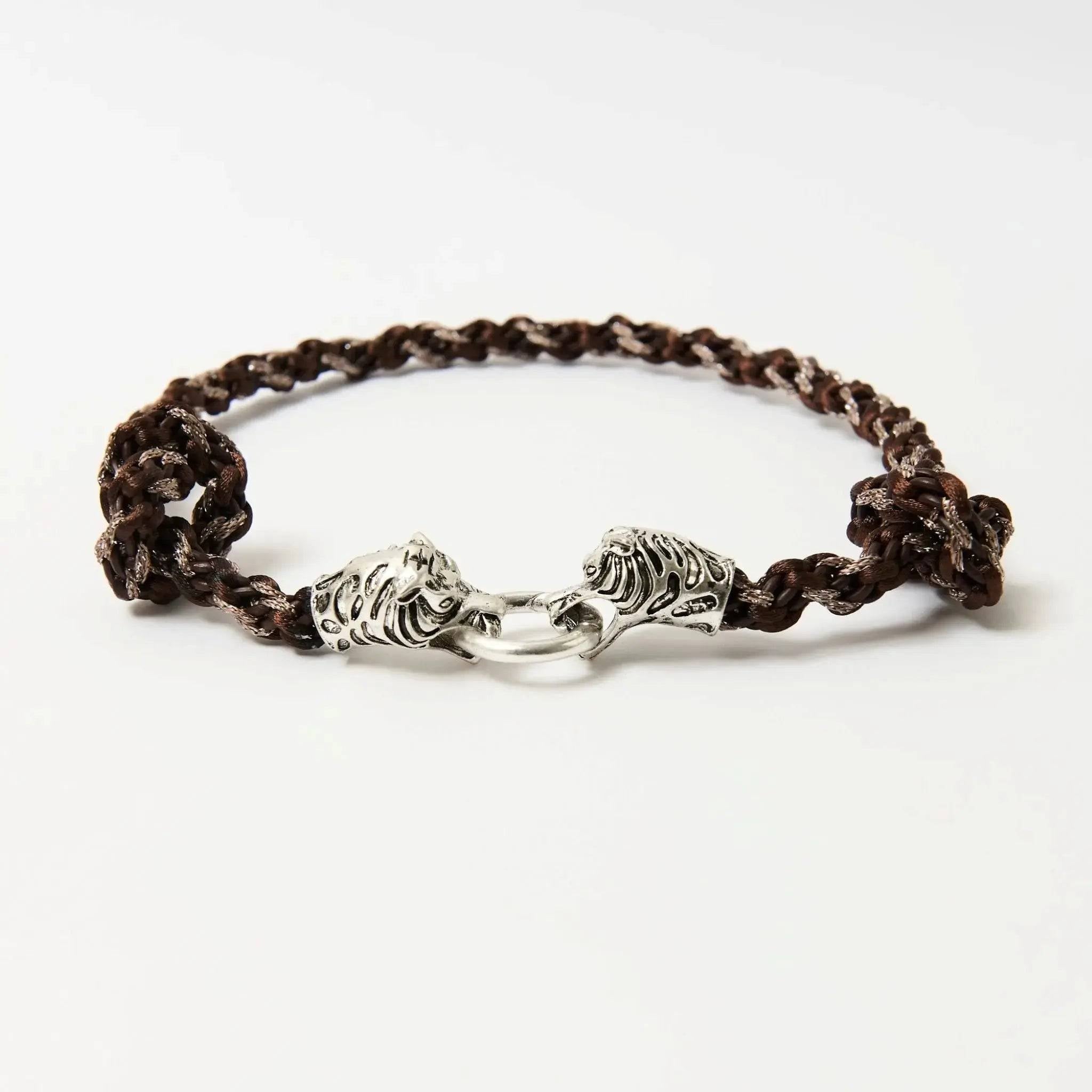 The Kaelis Wave Necklace — Tiger Clasp - Lodorfo