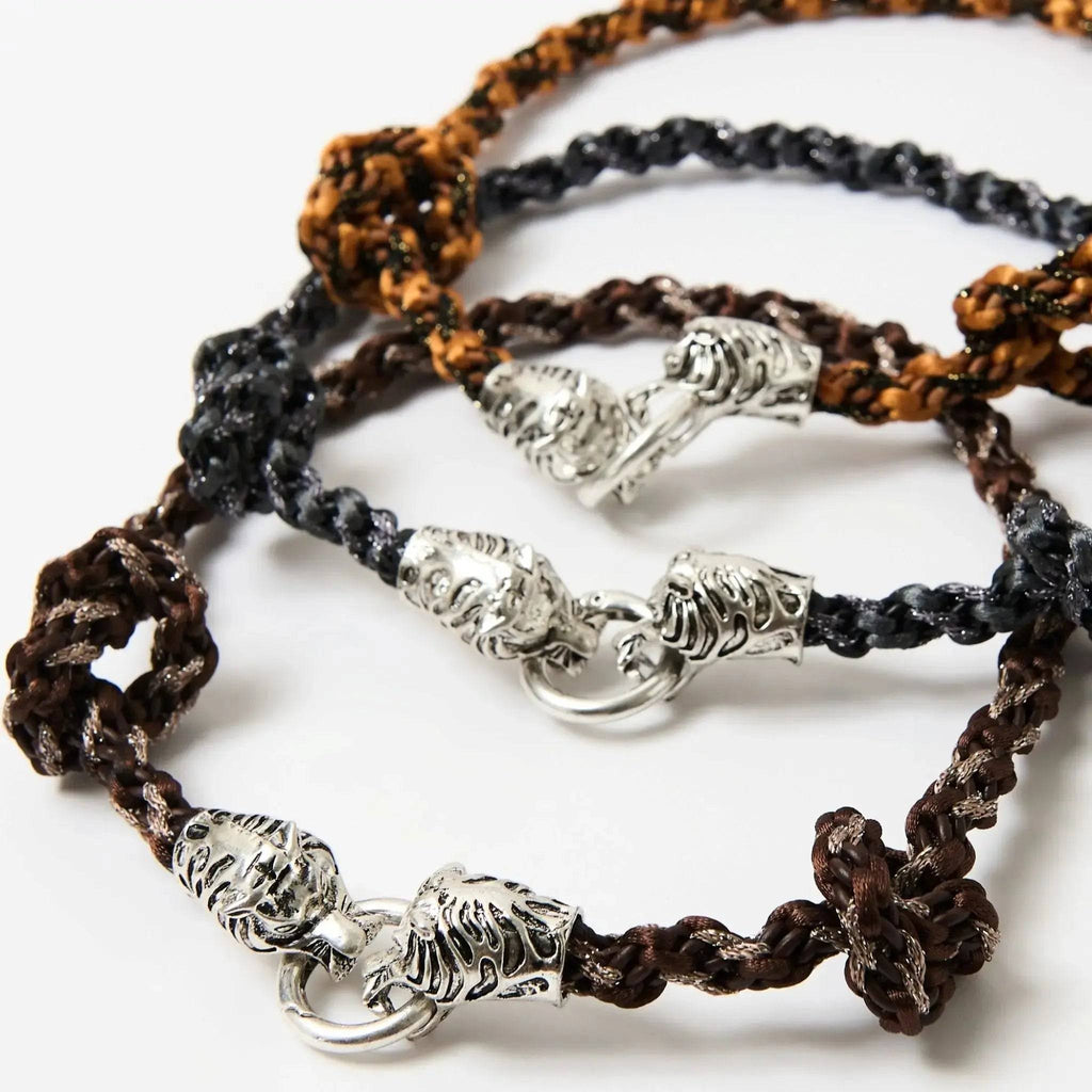 The Kaelis Wave Necklace — Tiger Clasp - Lodorfo