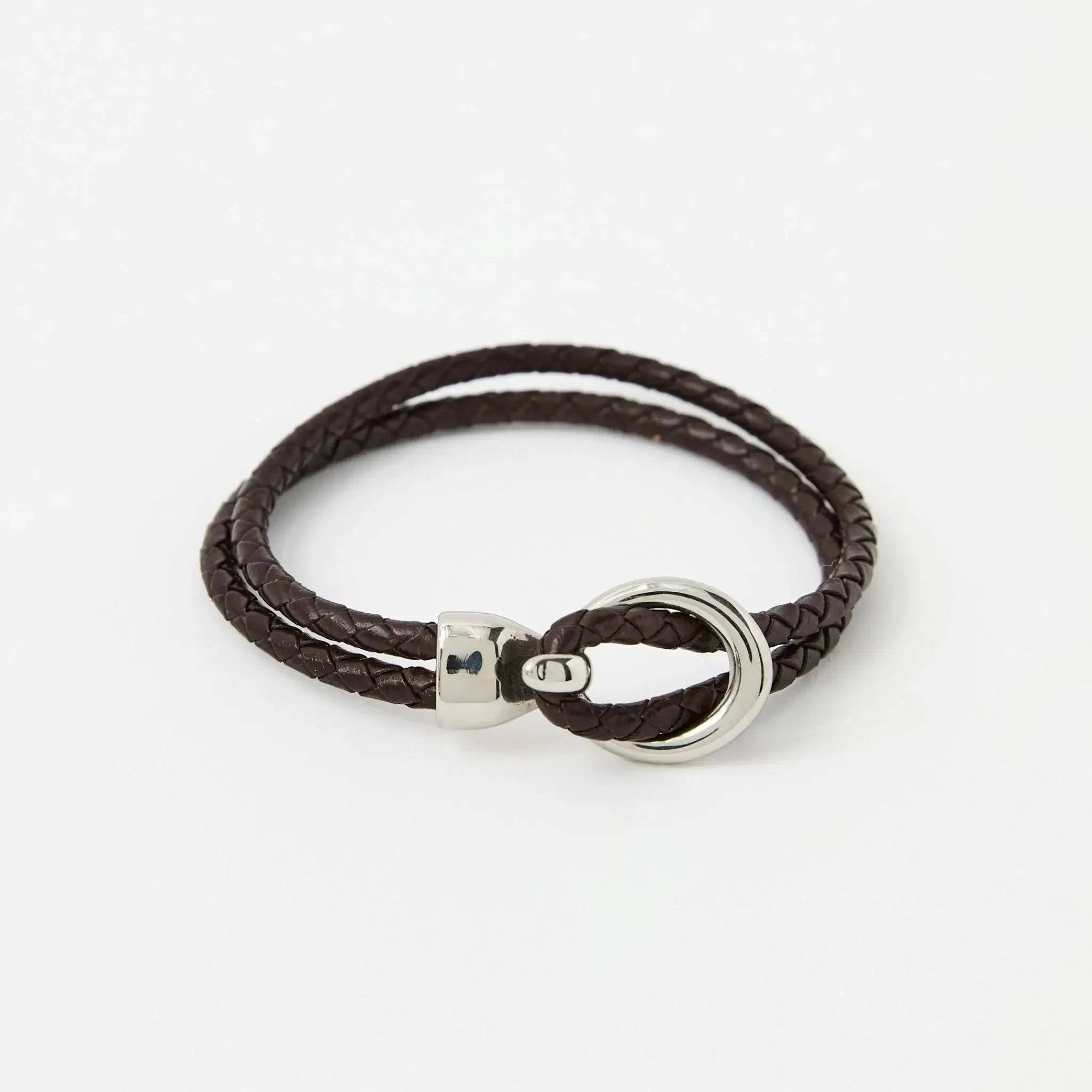 The Orion Double - Wrap Leather Bracelet - Lodorfo